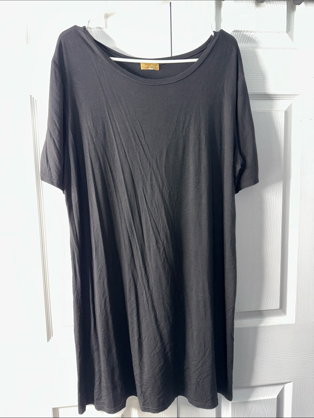 Piko 1988 Black Midi Dress